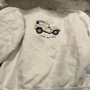 land rover crewneck